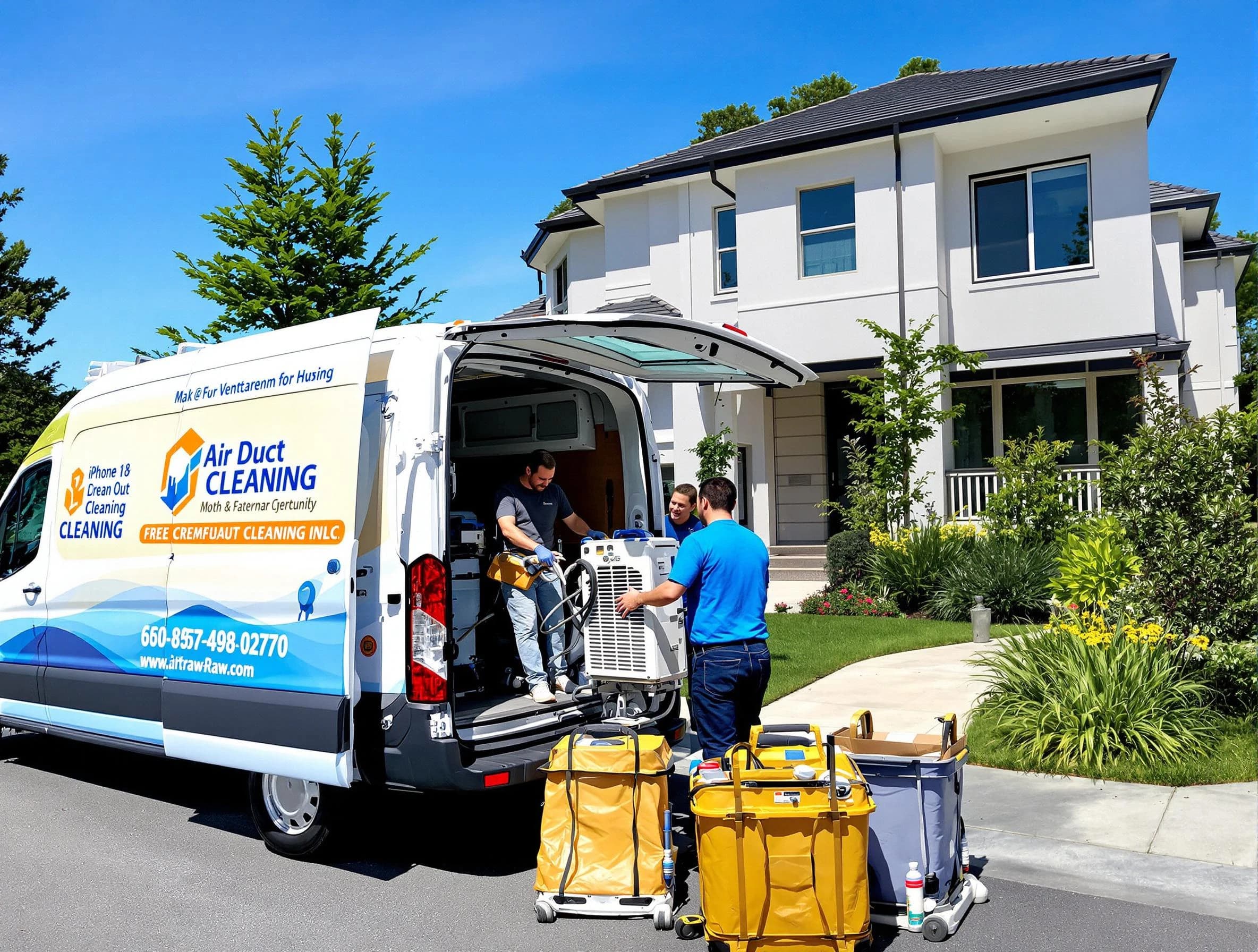 Lehi Air Duct Cleaning technician performing professional air duct cleaning in Lehi