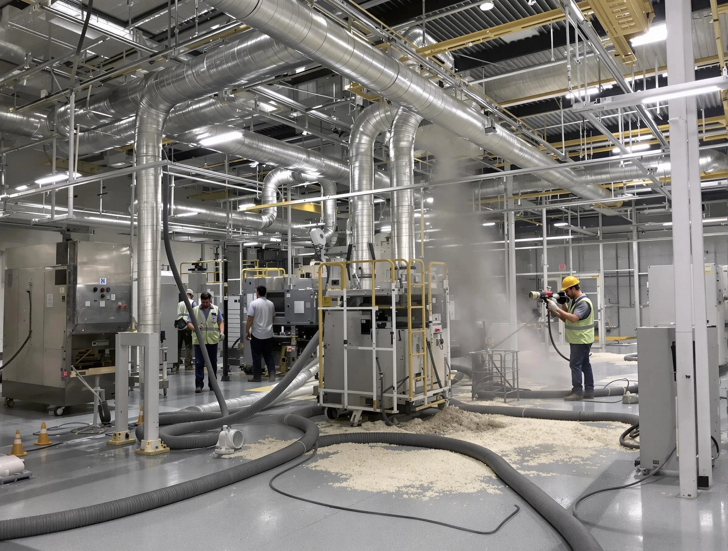 Heavy-duty industrial duct cleaning by Lehi Air Duct Cleaning in Lehi