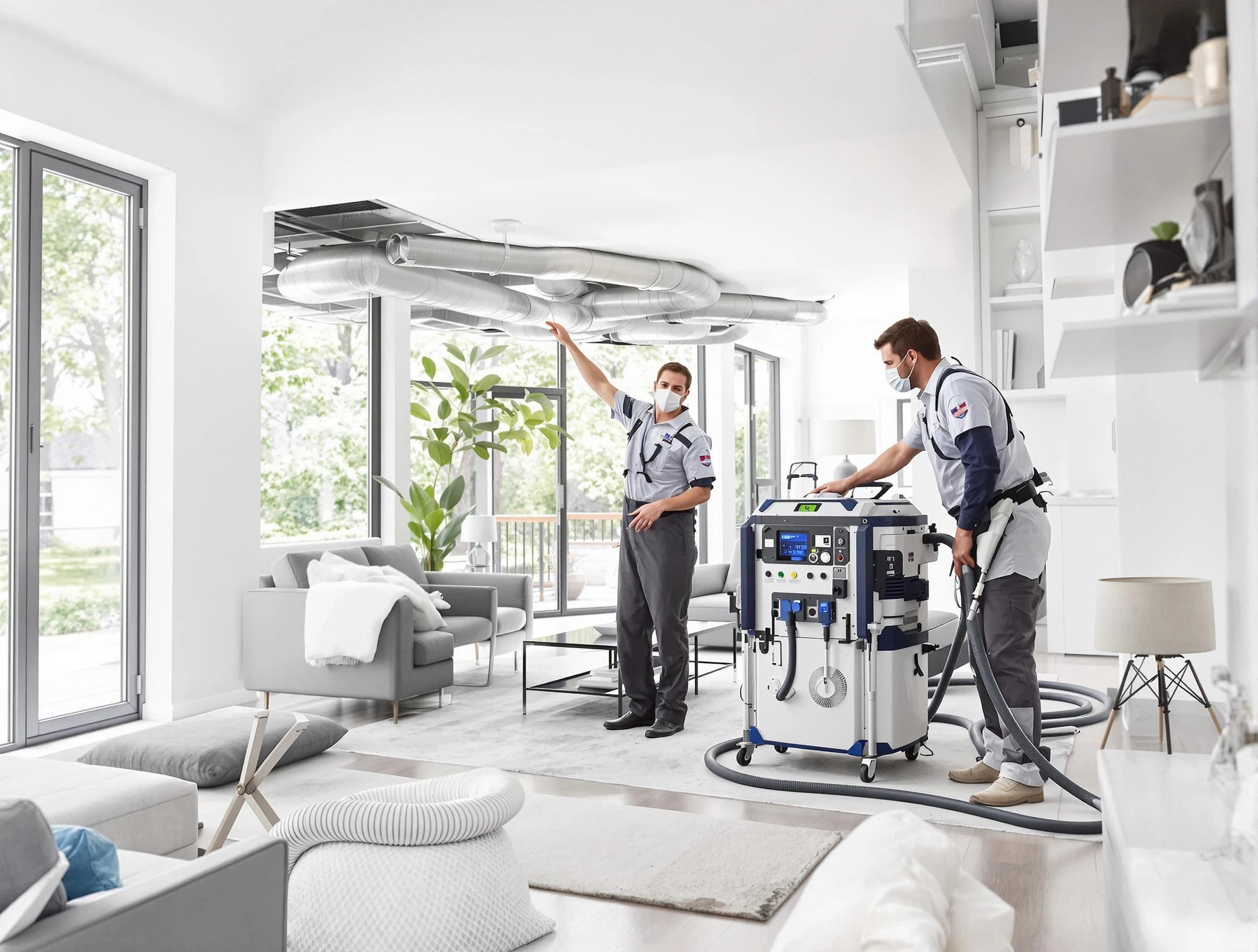 Lehi Air Duct Cleaning professional conducting pure air duct cleaning with state-of-the-art equipment in Lehi