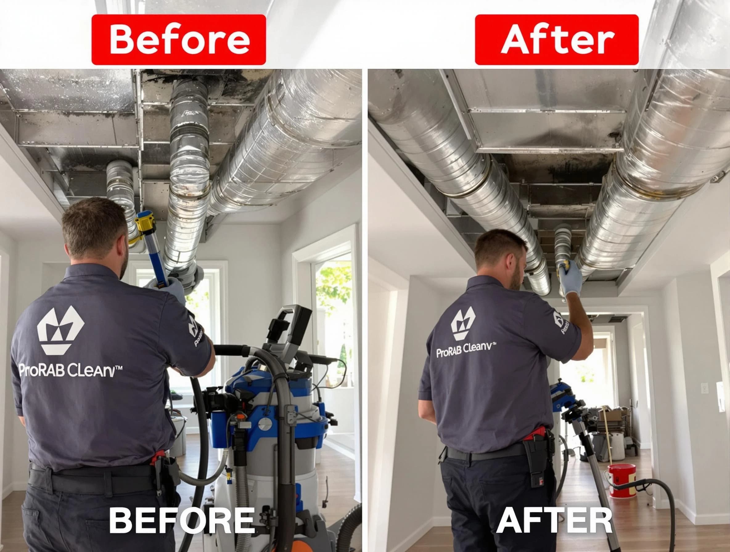 Lehi Air Duct Cleaning expert performing thorough residential duct cleaning in a Lehi home