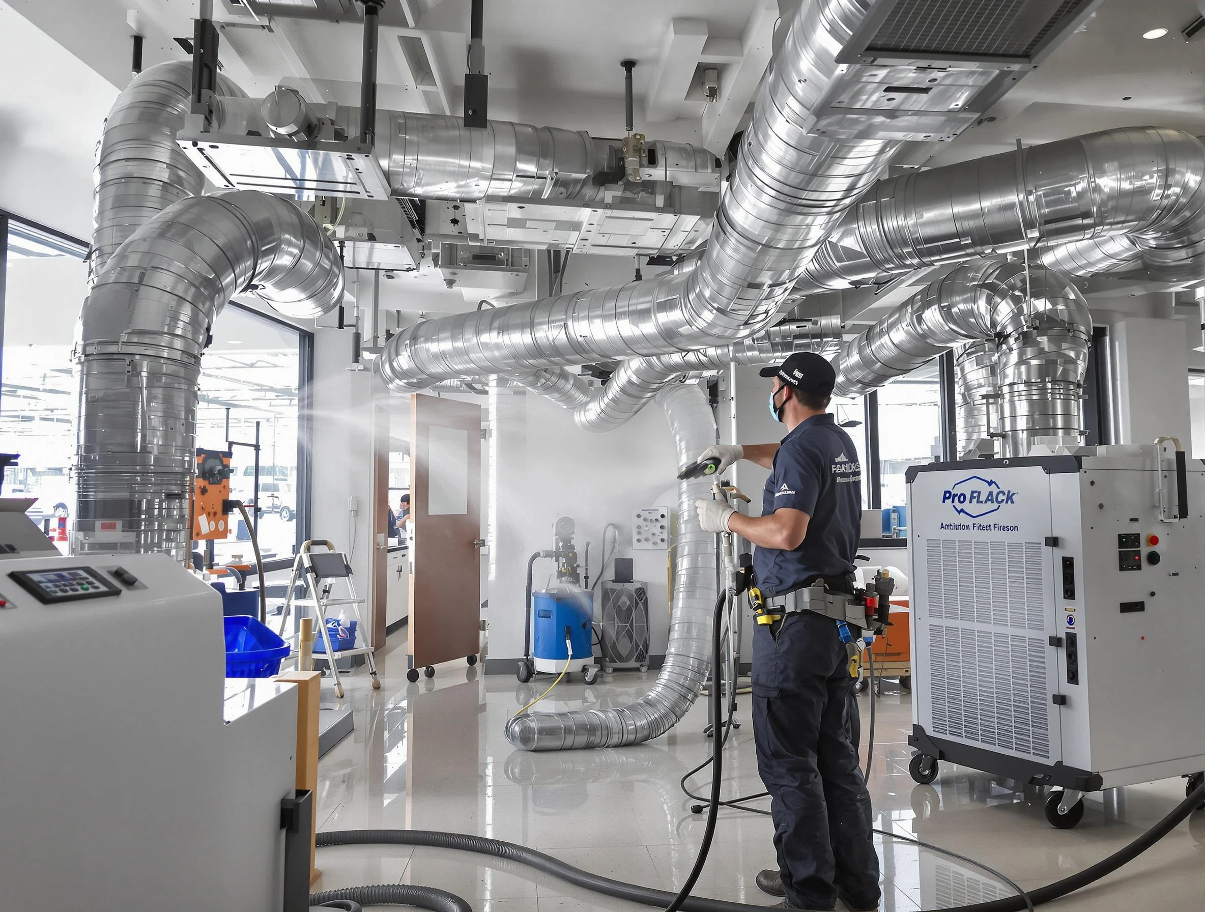 Negative Pressure Air Duct Cleaning in Lehi