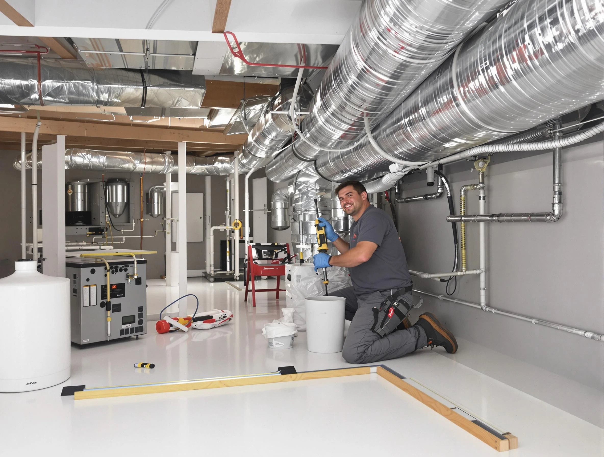 Professional duct sealing service by Lehi Air Duct Cleaning in Lehi