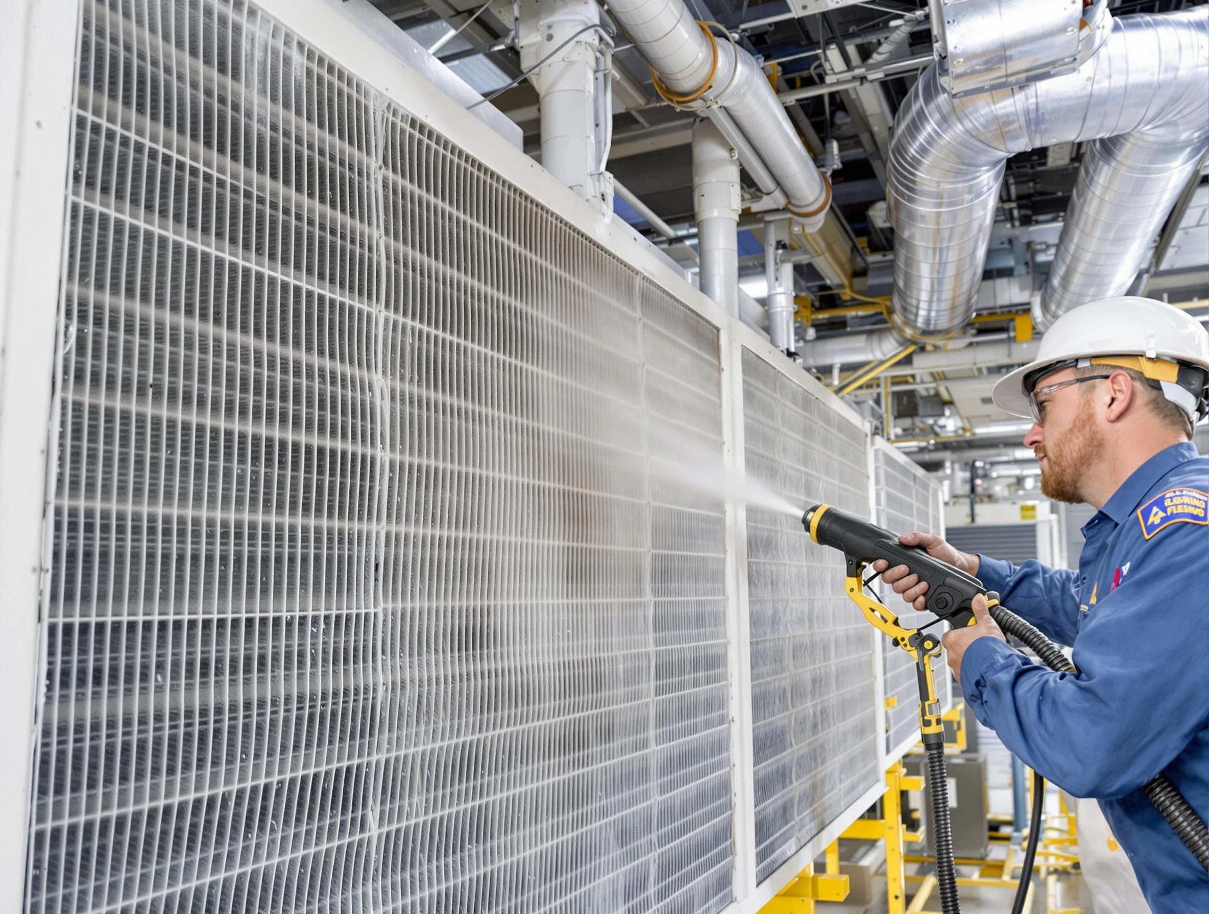 Professional commercial coil cleaning by Lehi Air Duct Cleaning in Lehi