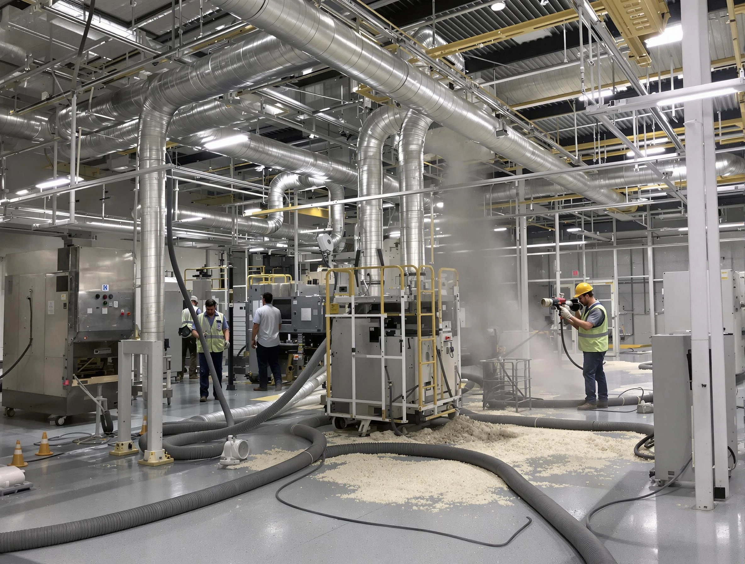 Heavy-duty industrial duct cleaning by Lehi Air Duct Cleaning in Lehi